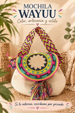Mochila Wayuu Artesanal