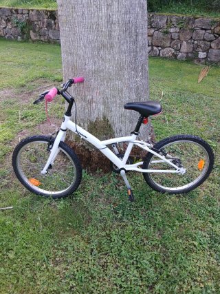 Bicicleta Infantil Btwin Blanca