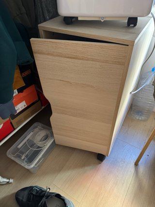 Cajonera con ruedas Ikea Alex, 36 x 76