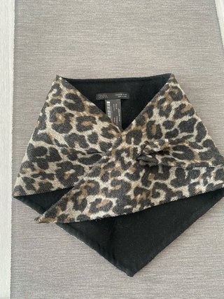 Cuello Pañuelo Zara Estampado Animal