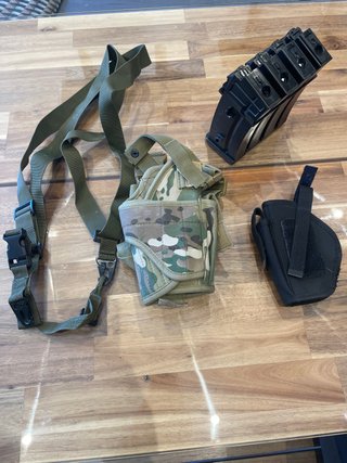Lote de accesorios para Airsoft