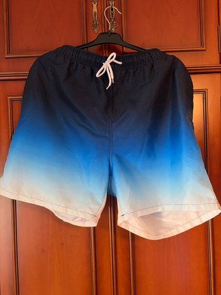 Bañador con degradado azul