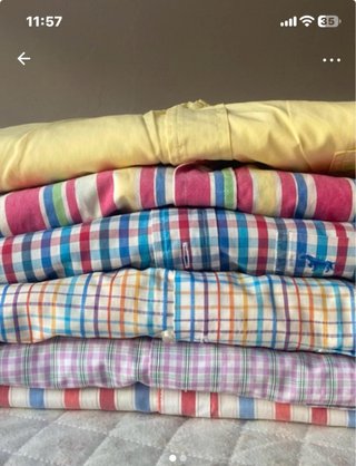 Lote 6 camisas caballero XL y pantalón talla 48