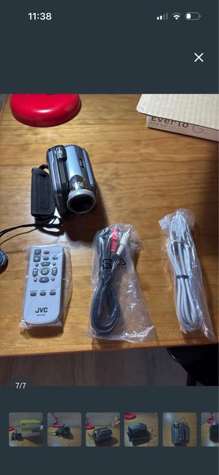 Cables y Mando para Videocámara JVC