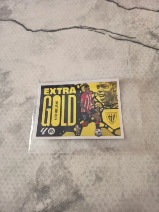 Cromo Extra Gold Nico Williams Liga Este 24-25