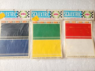 Lote 3 Blísteres Pegatinas Scalextric