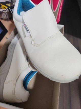 Zapatos de seguridad Cofra blancos