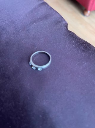 Anillo de mujer plateado