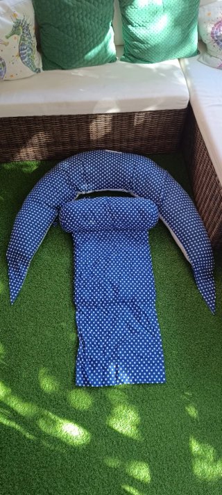 Cojín de lactancia Koala Babycare azul