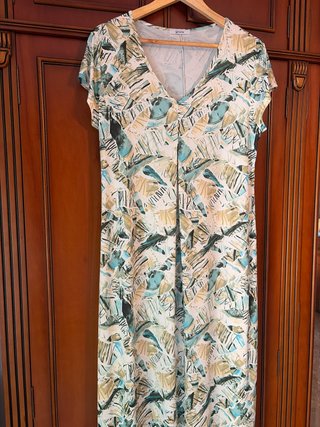 Vestido de licra estampado