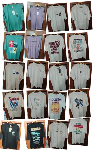 Lote camisetas y sudaderas