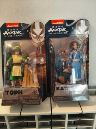 Lote 2 Figuras Avatar: Toph y Katara