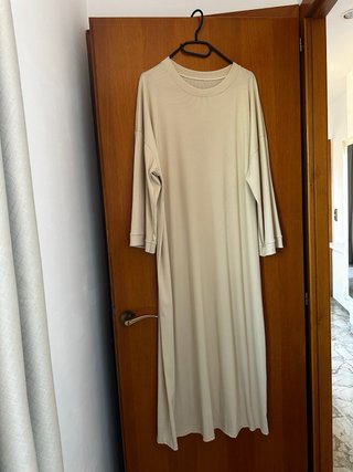 Vestido Largo Beige