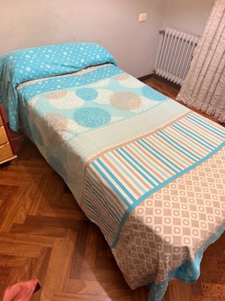 Cama 90x200 cm con colchón y canapé