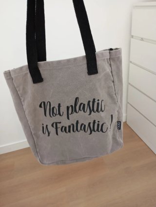 Bolso Tote Misako Gris