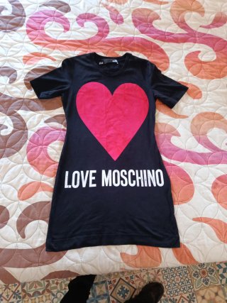 Vestido Love Moschino Negro
