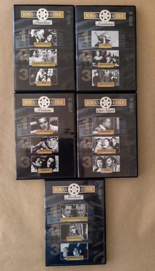 Colección 5 DVDs Joyas del Cine N° 1 a 5
