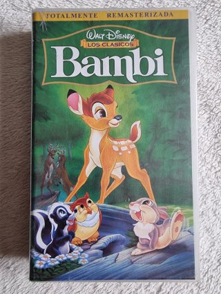 VHS Bambi Precintada Clásicos Disney