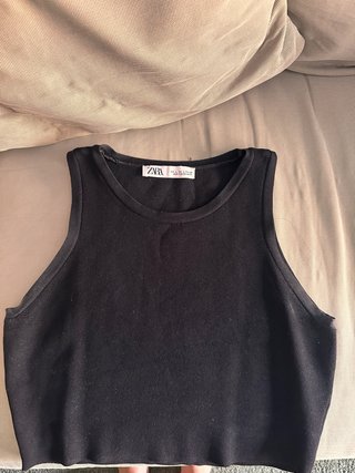 Top negro Zara