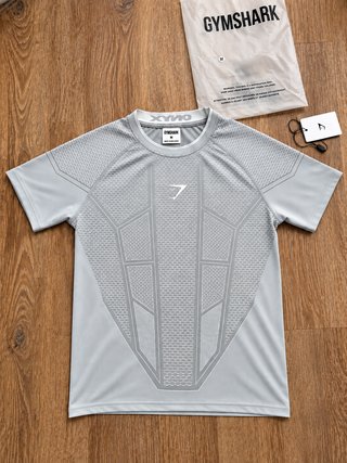 Camiseta Gymshark Onyx V5 Gris Talla M