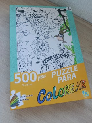 Puzzle para Colorear 500 Piezas