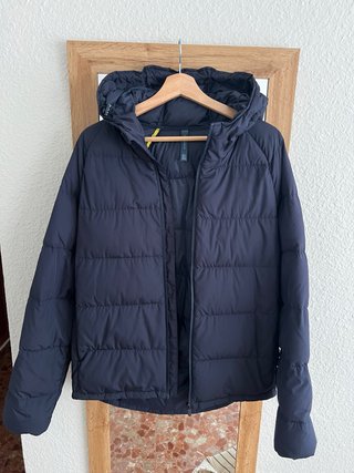 Abrigo de plumas ligero Zara azul L