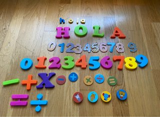 Set de Letras y Números Magnéticos