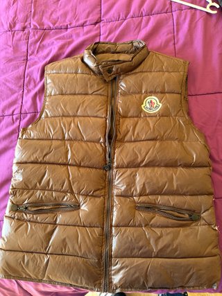 Chaleco Moncler Marrón,original