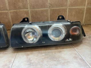Faros para BMW E36 con ojos de angel