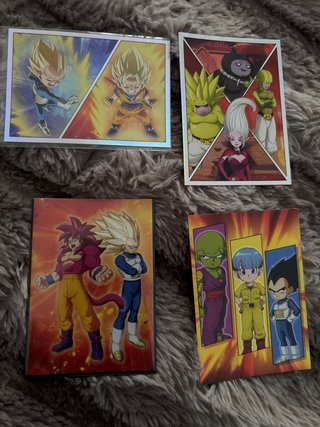4 Cartas Dragon Ball Daima Limitadas