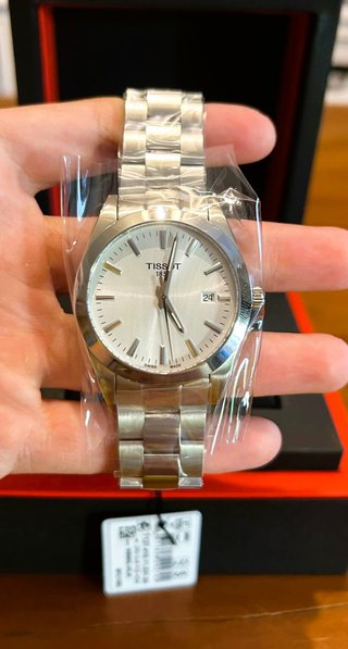 Reloj Tissot Gentleman Quartz Blanco/Plateado