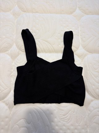 Crop top negro