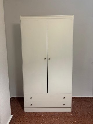 Armario Blanco de Dos Puertas