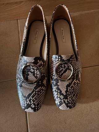 Mocasines Massimo Dutti Estampado Serpiente