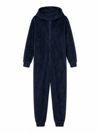 Pijama Enterizo de Peluche Azul talla de 8-10 años