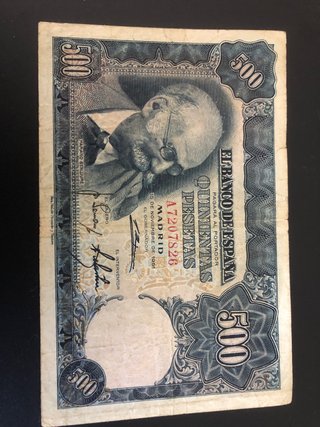 Billete 500 Pesetas 15 Noviembre 1951