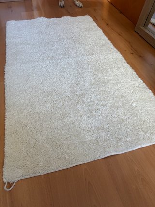Alfombra Blanca para baño