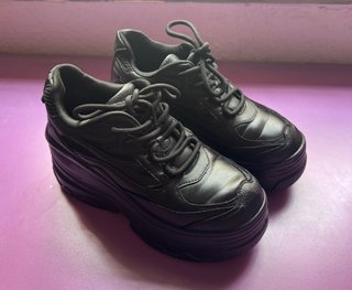 Bambas Plataforma Bershka Negras