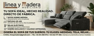 Sofá a Medida Línea y Madera