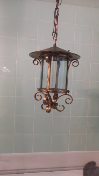 Lampara-farol de techo