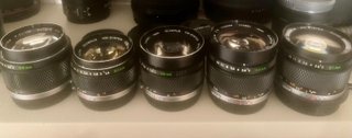 Set de 5 Objetivos Olympus Zuiko