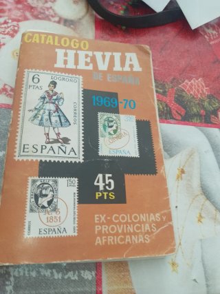Catálogo Hevia de Sellos  1969-70 y sellos vintage