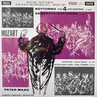 Vinilo Mozart Notturno Peter Maag LSO (Mint)