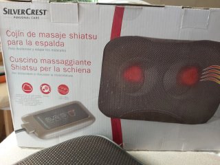 Cojin de masaje shiatsu Usado sólo para probarlo.