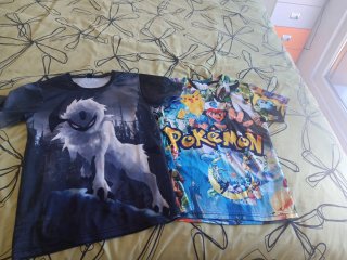 2 Camisetas Pokémon Talla S