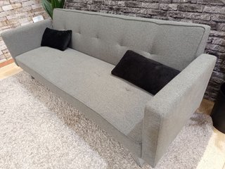 Sofá cama de 3 plazas gris