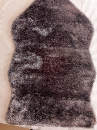 Juego de Alfombras Pie de Cama Gris