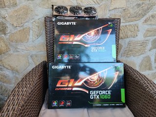 Lote 3 Tarjetas Gráficas Gigabyte