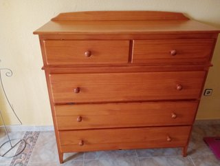 Cómoda de Madera Provenzal