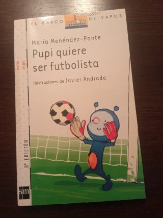 Pupi quiere ser futbolista